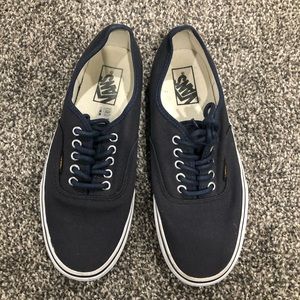 Vans, charcoal and navy